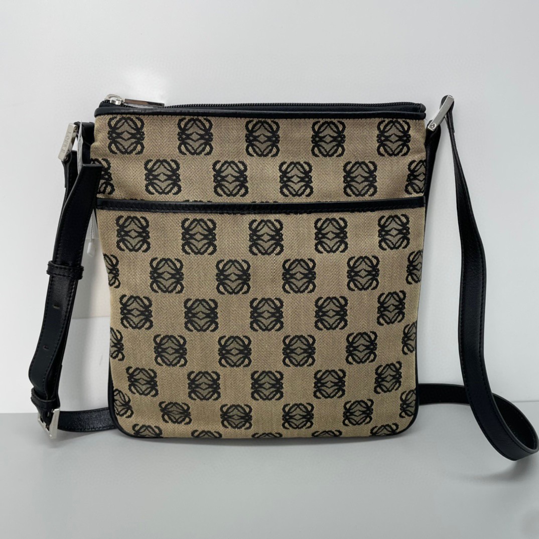 95新 LOEWE/罗意威 罗意威 编织斜挎包 尺寸27/27