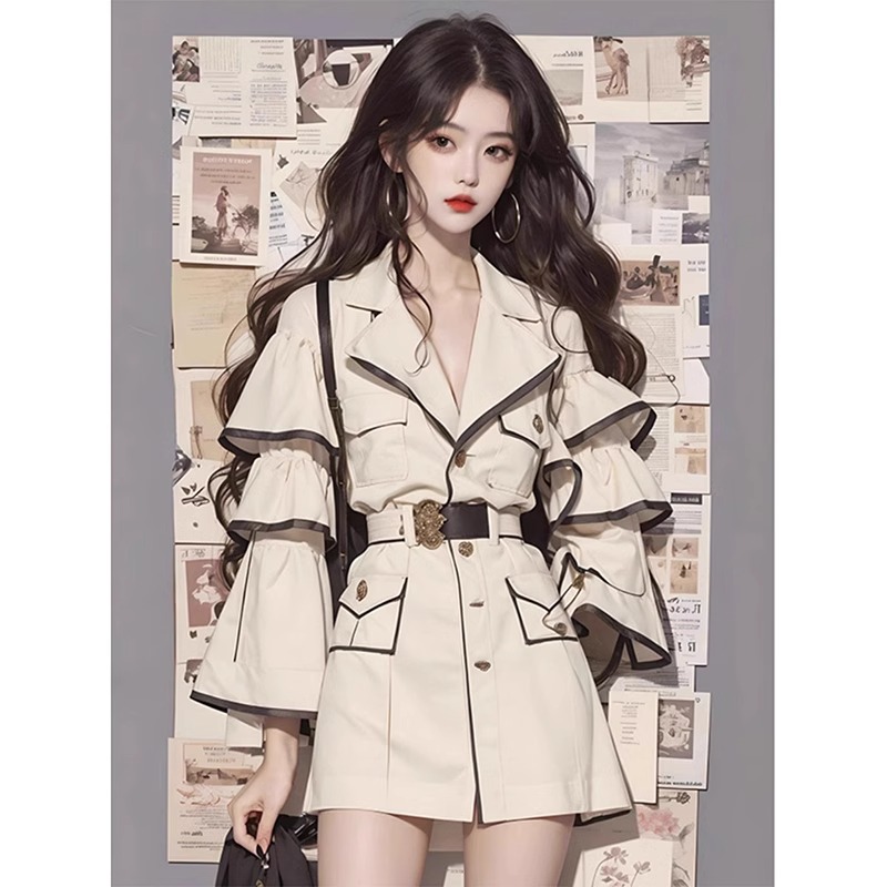 QDA24873秋季新款女装高级感法式气质正式场合小香风连衣裙子新款