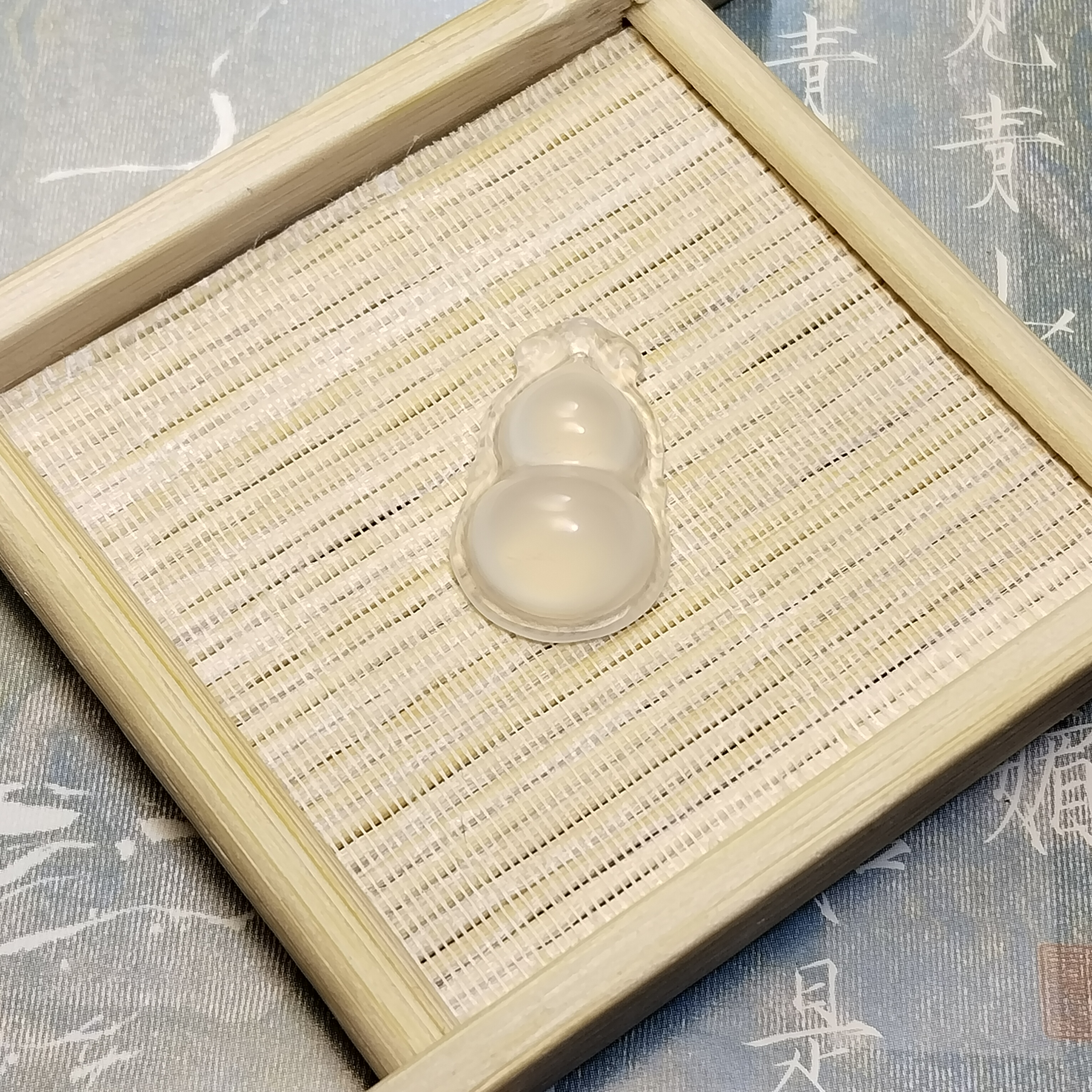 【仔仔臻选】纯天然玛瑙玉髓葫芦吊坠（25*15*7）