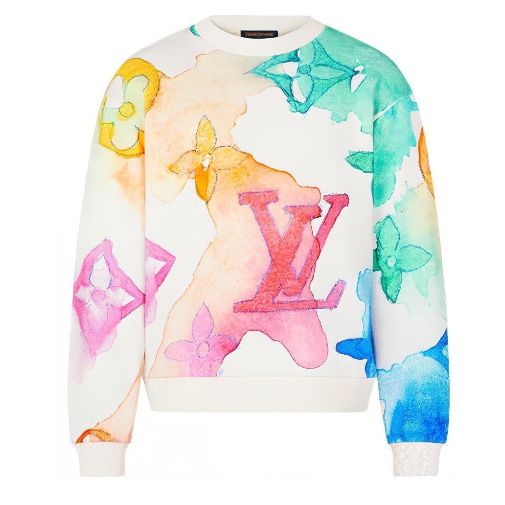 未使用 LouisVuitton/路易威登 XS码/S码/L码/水墨画卫衣