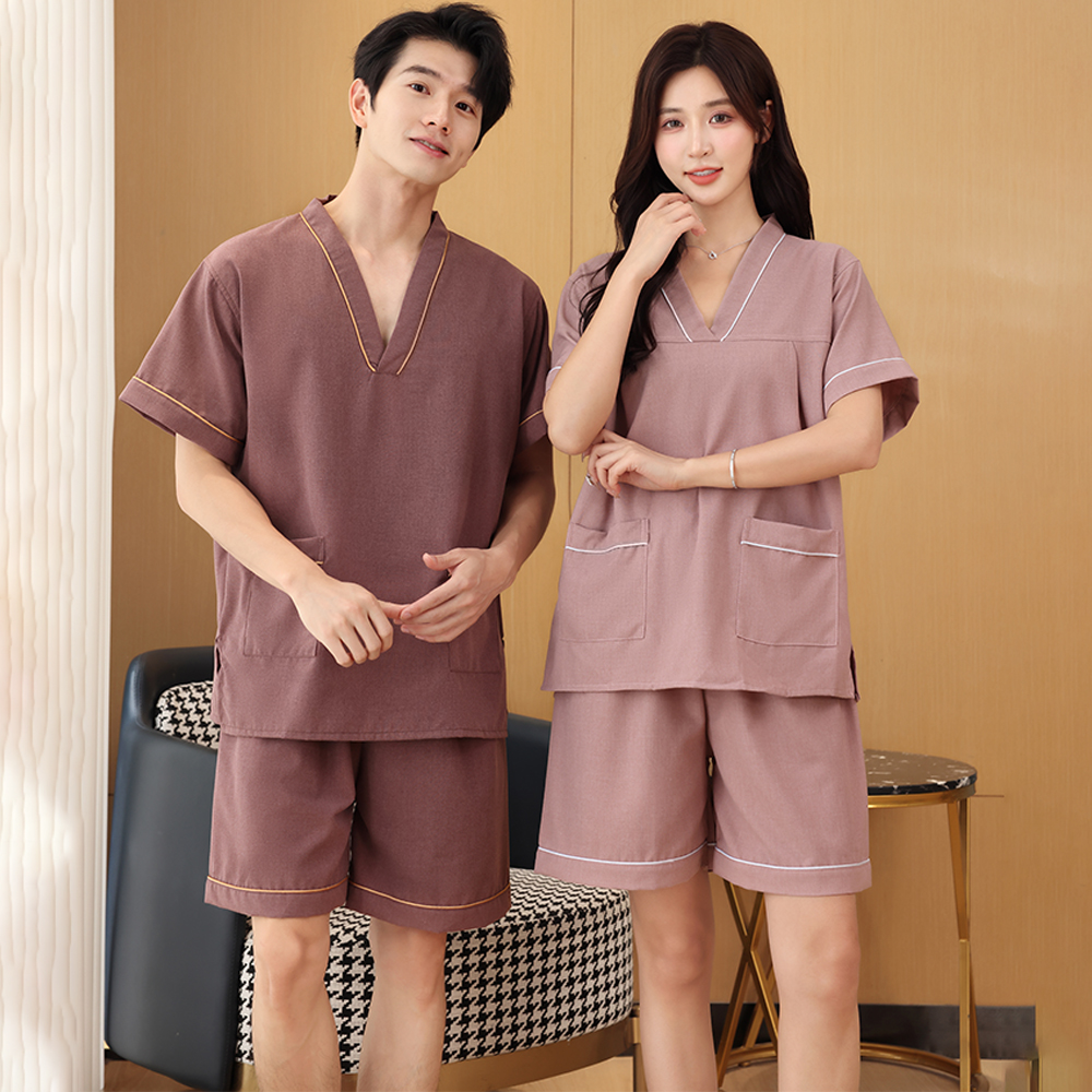 大码汗蒸服睡衣居家服桑拿服洗浴中心养生会所足疗可定制