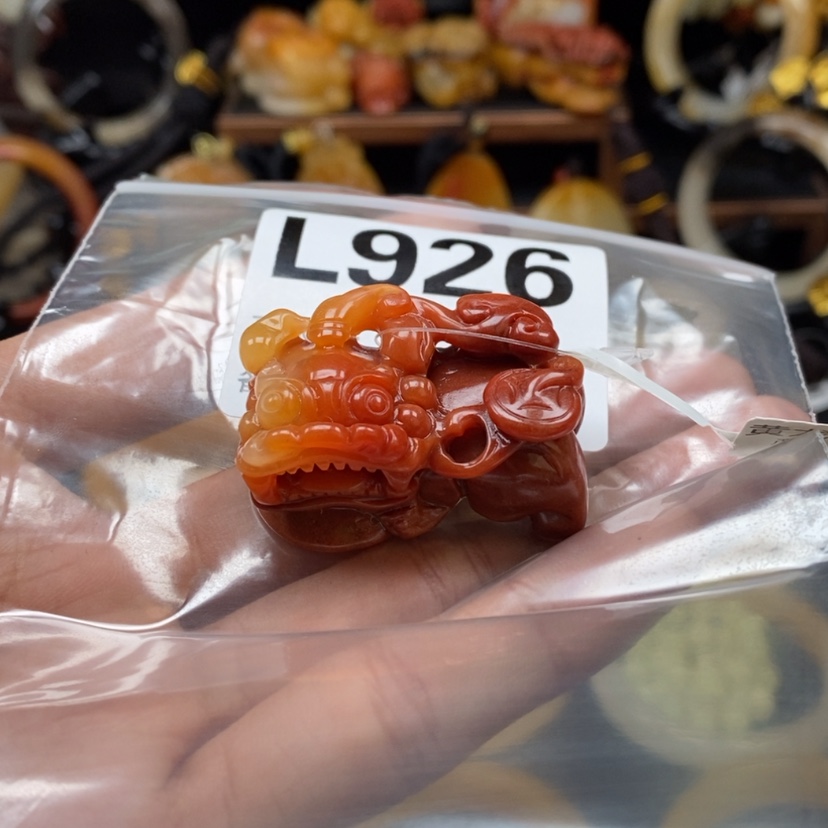 【闪购商品】石英质玉（黄龙玉）手镯未镶嵌?****L926貔貅