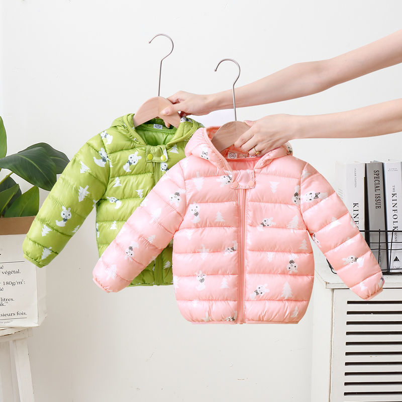 波司登儿童羽绒服服连帽短款棉衣男童女童轻薄棉袄0-5岁宝宝婴幼