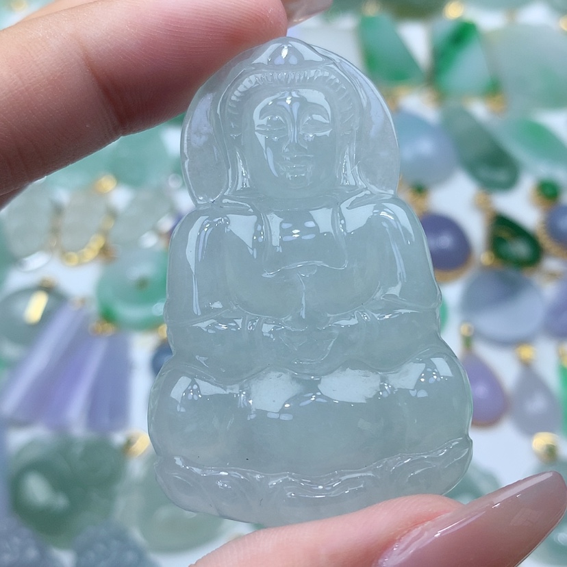 【闪购商品】翡翠颈饰未镶嵌玉*欢