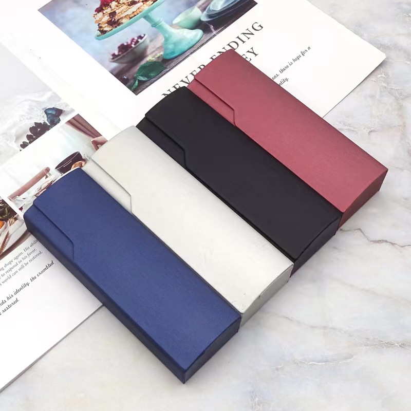 源头工厂丝光手工眼镜盒高档抗压耐磨款式设计定制产品 可印Logo