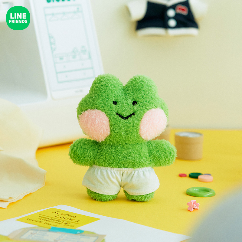 LINE FRIENDS minini closet变装玩偶 15cm可爱毛绒公仔