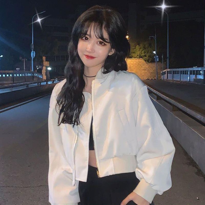 黛熙复古短款外套女春秋季韩版宽松外搭小外套百搭正肩炸街气质夹