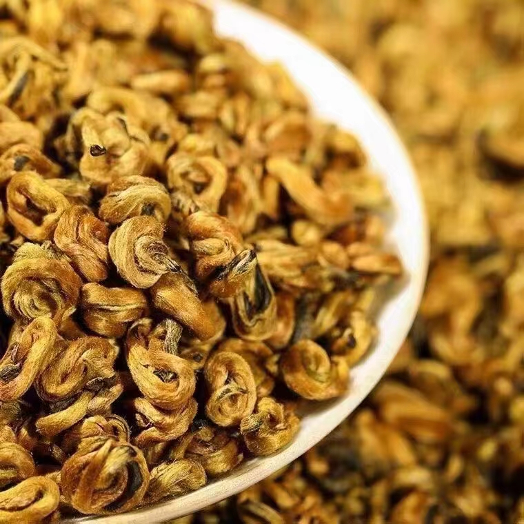 2025新茶云南滇红金螺工夫红茶蜜香甜