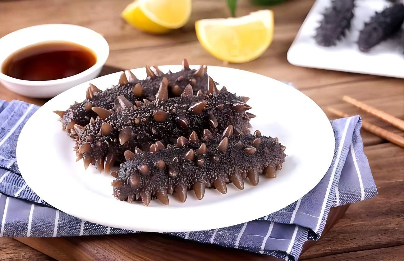 两盒青岛即食海参 30-40头左右 真空包装（共1000克）加赠两只试吃装活参加工顺丰冷链发货【达人专属】—河马可可