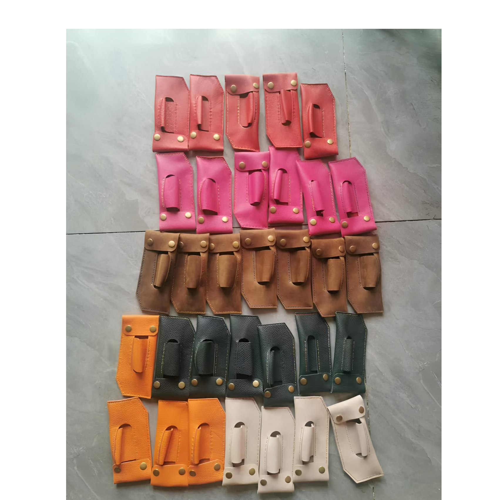 筝友风筝轮支架腰脱真皮皮套A6,A6S,A9通用手工缝制腰脱皮套