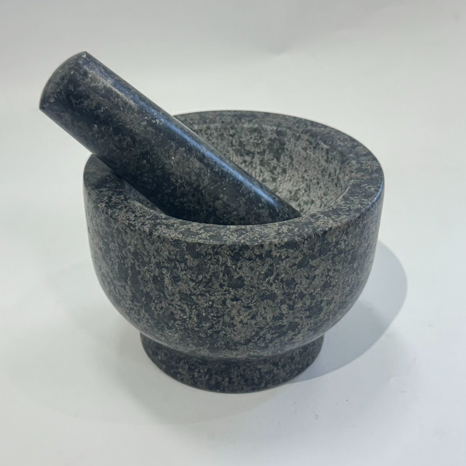 花岗岩打磨厨房捣蒜罐子中型天然石臼子家用蒜臼子研磨器