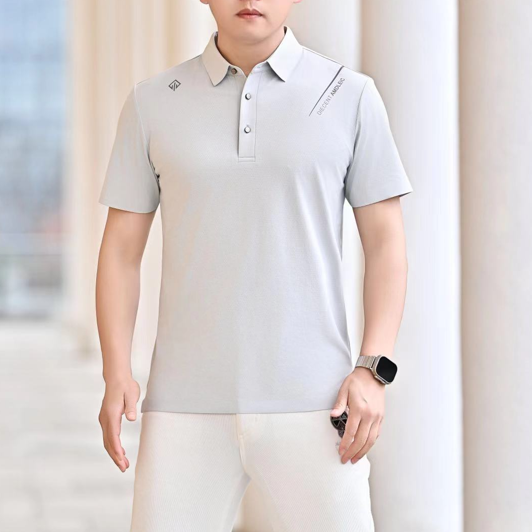 【5A抑菌 吸湿速干】夏季男士全无痕透气网孔休闲polo衫（60130）