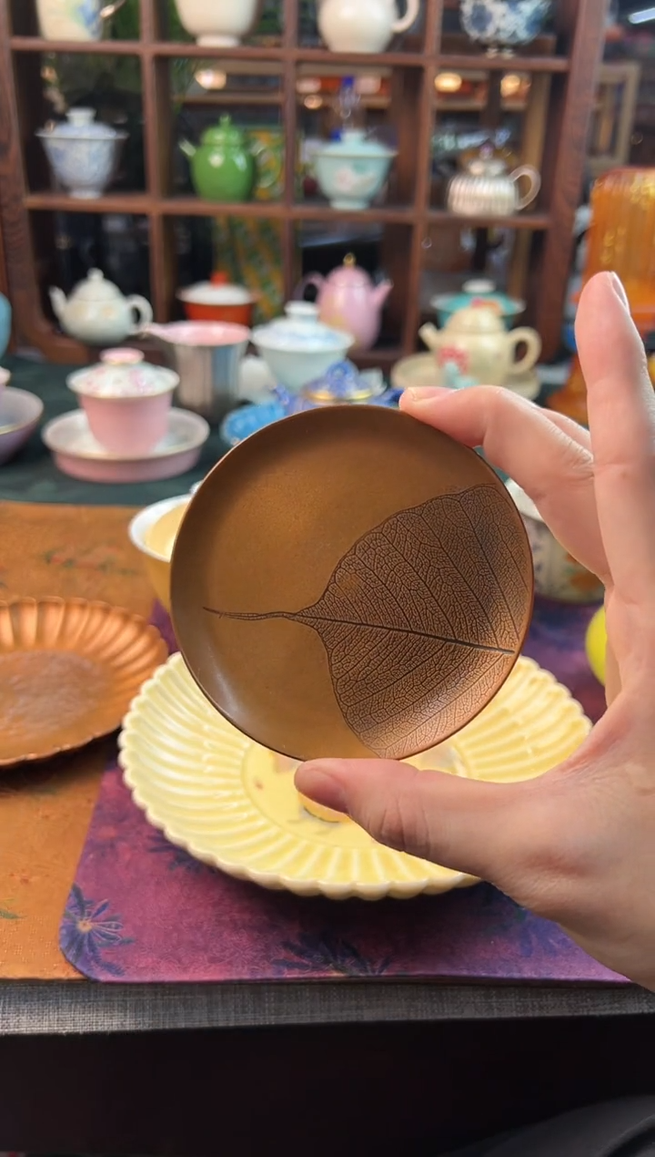 【闪购商品】密胺摆件铜杯垫