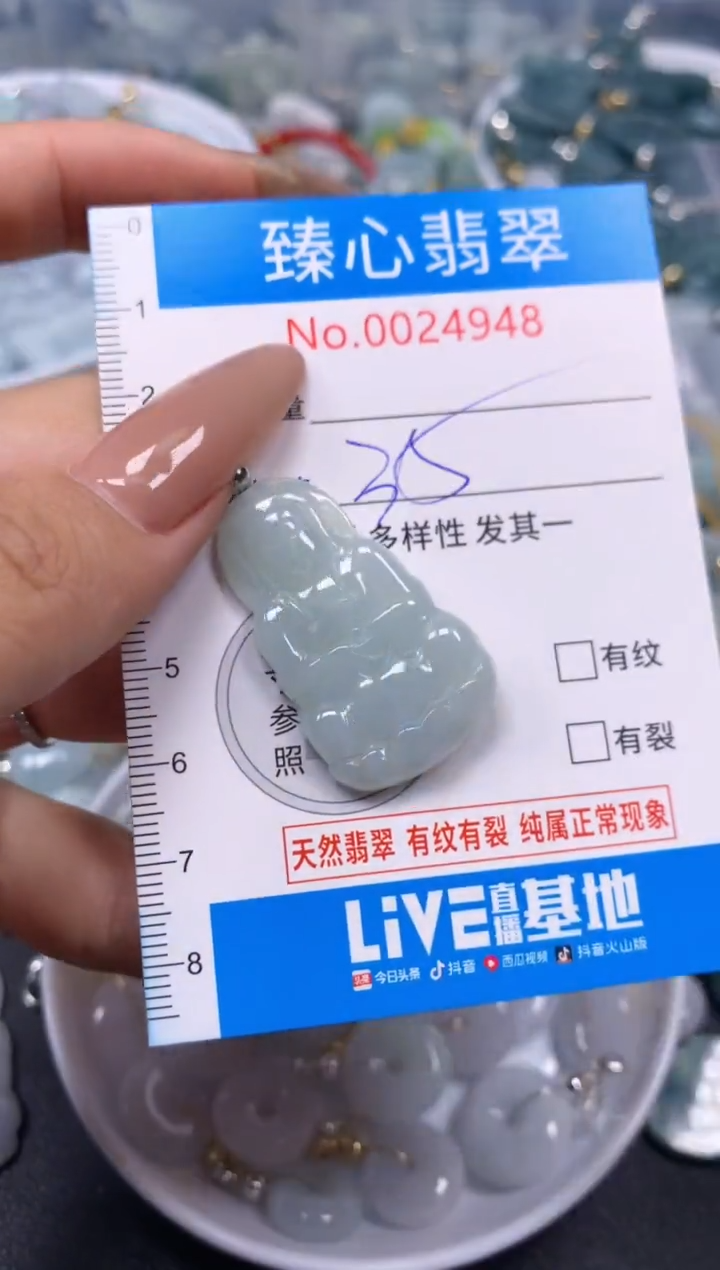 【闪购商品】翡翠颈饰未镶嵌含绳0024948