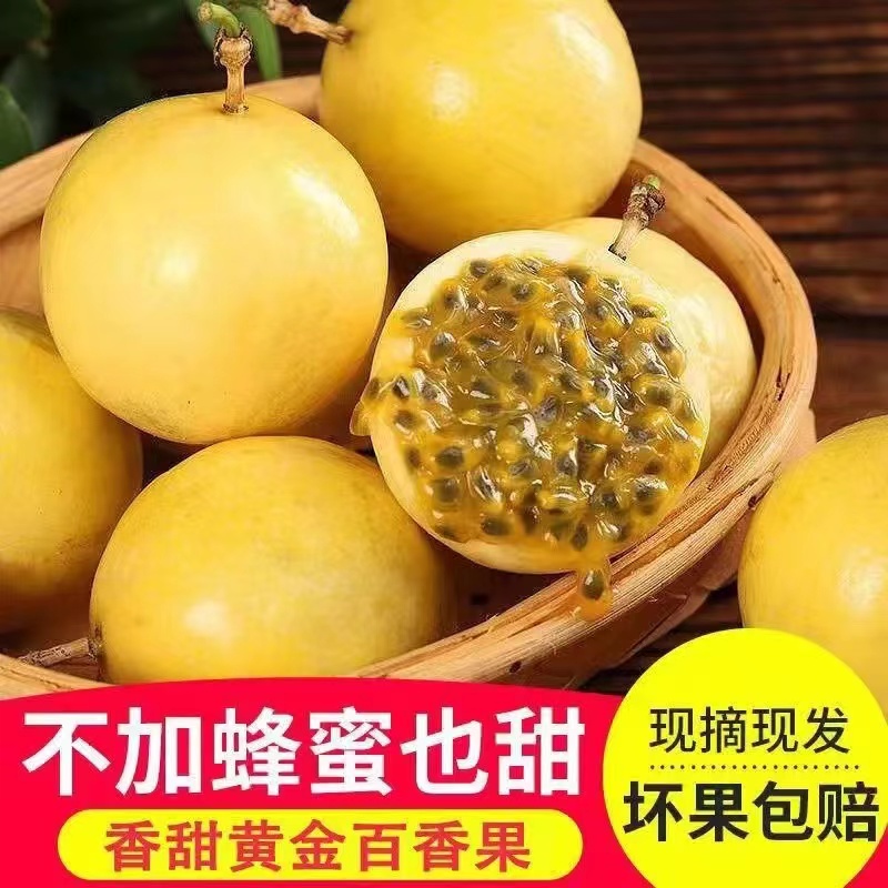 【正宗】钦蜜9号黄金百香果1斤新鲜现摘现发云南广西当季水果包邮