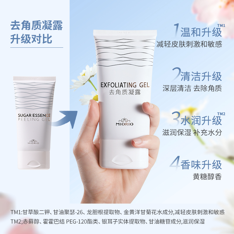 【 FB】MIORIO米澳拉啫喱黄糖去角质温和去死皮深层清洁