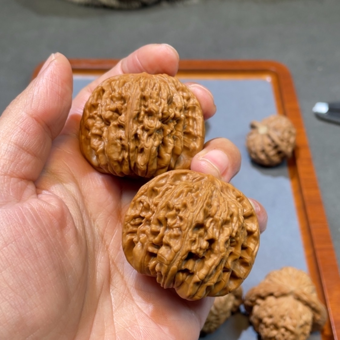 【闪购商品】文玩核桃把件44四座楼