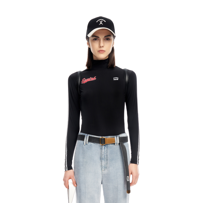 III VIVINIKO薇薏蔻高弹棒球打底衫C324032398C