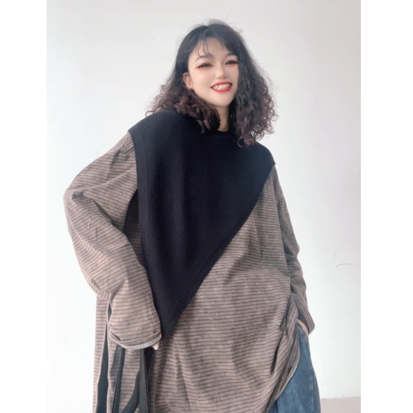 【若汐女装】休闲百搭个性潮流不规则披肩007