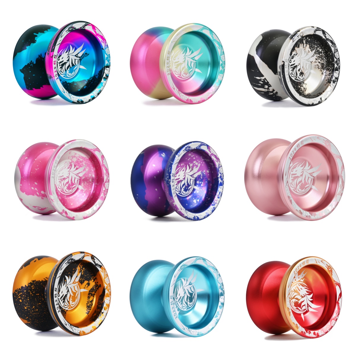 鹤殿 悠悠球 龙王 比赛专用 花式专业多色合金溜溜yoyo球少年入门