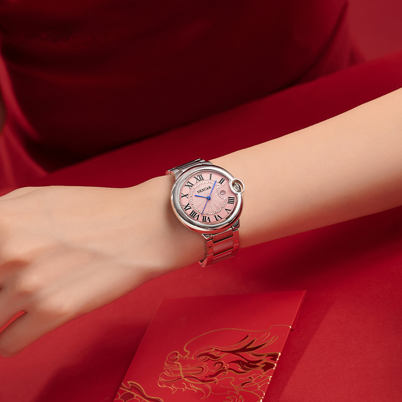 气球系列 气质女款全自动机械腕表日历款（大苏）