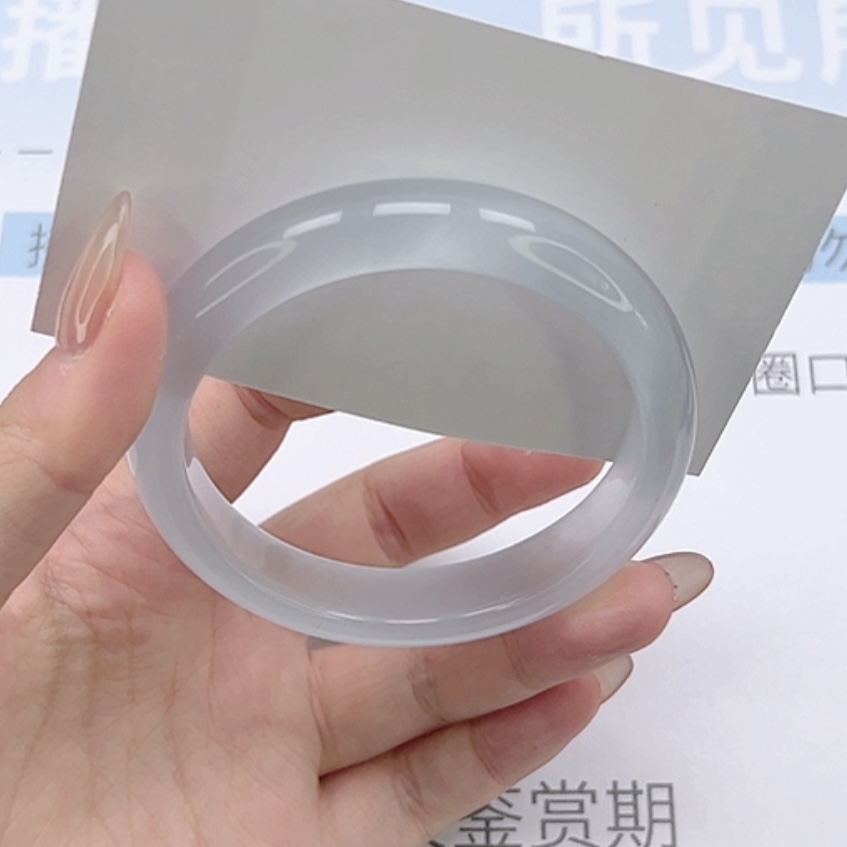  【冰川蓝】62圈口  温柔甜美手镯