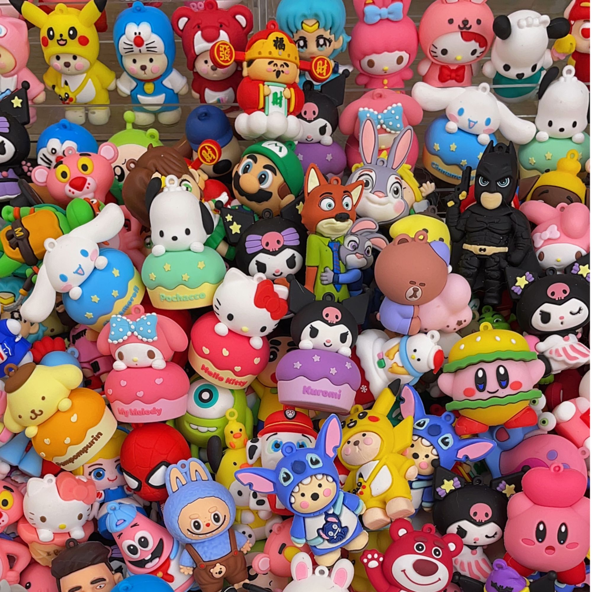 （不挑款）可爱卡通公仔包包挂件摆件换季过家家公仔秋季玩偶摆件