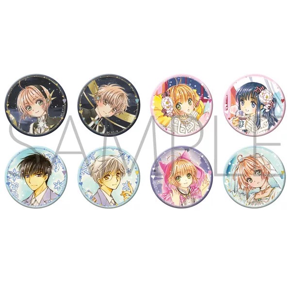 魔卡少女樱原画生日吧唧色纸系列