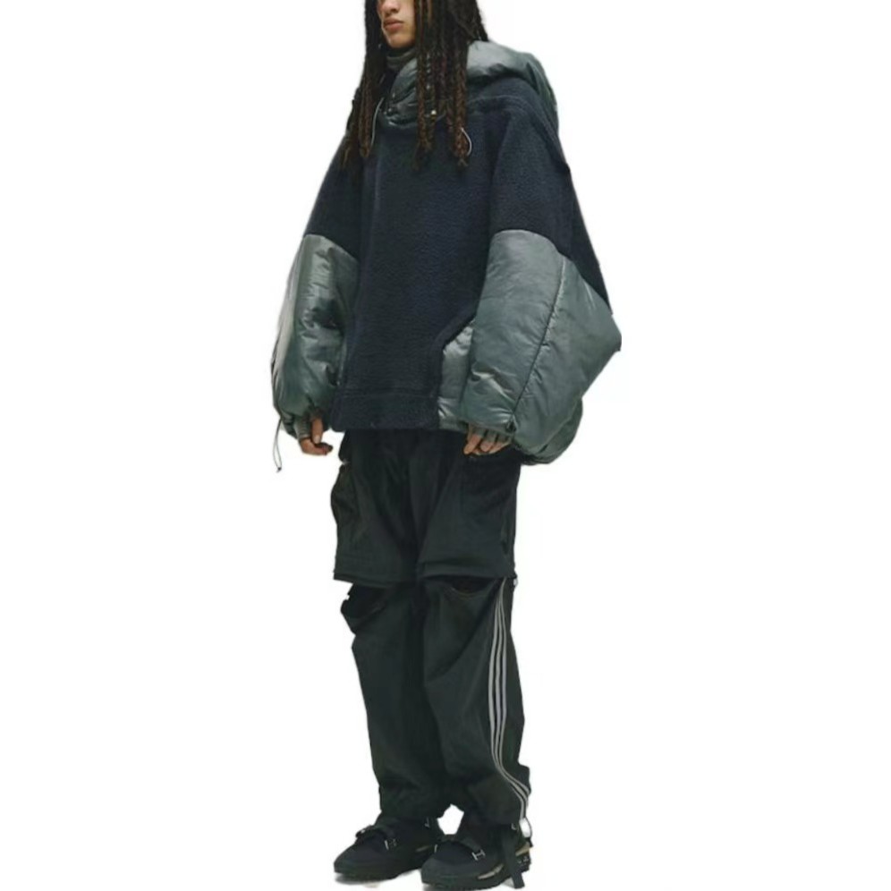 Adidas × HAMCUS 联名款FW23废土风轨界勘测宽松长裤男女同款双色