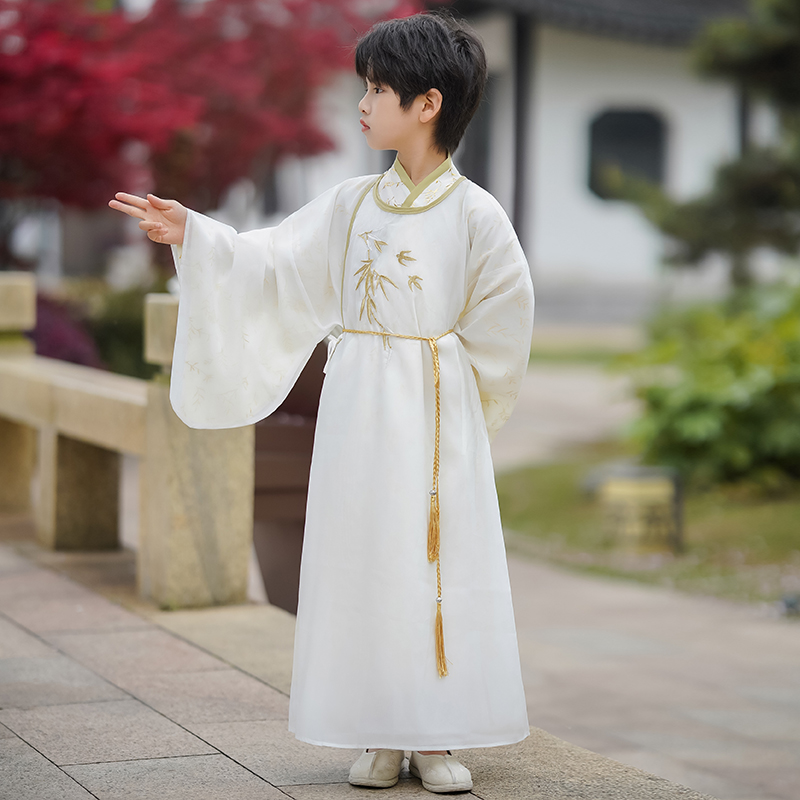 宋制男孩中国风汉服男童春秋2025新款中秋节幼儿园儿童古装演出服