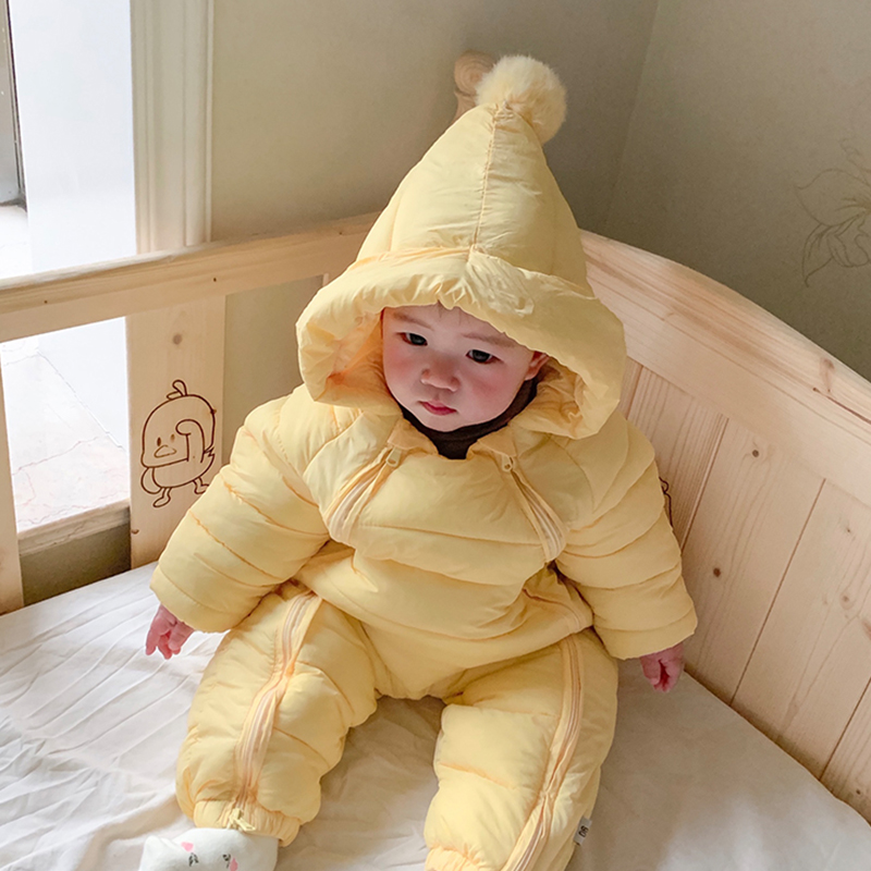 【CoCo家专属】【A类】婴儿连体衣冬季棉服宝宝保暖棉服新生儿爬服