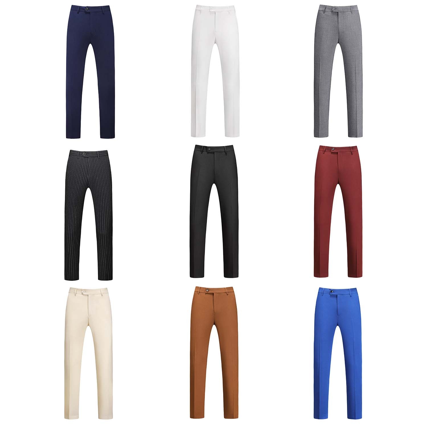 秋冬品质男士西裤时尚百搭款直筒休闲上班修身舒适高级感西裤长裤