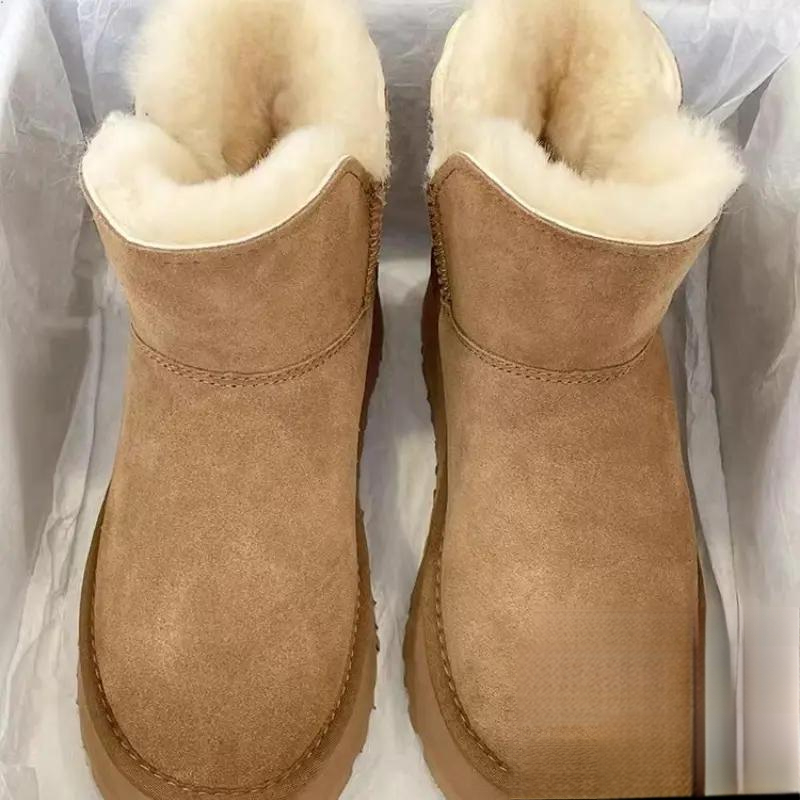 35-43大码女鞋棉鞋雪地靴防滑厚底保暖鞋加绒加厚棉靴