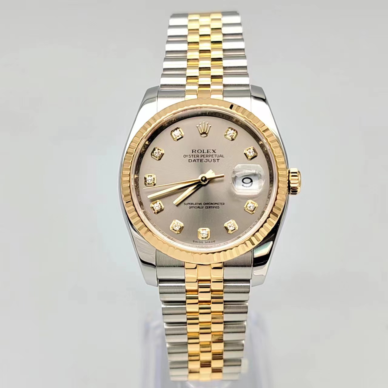 99新 Rolex/劳力士 小橘/116233/36mm/自动机械/原钻/单表