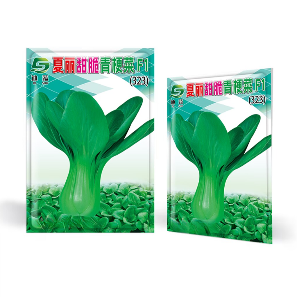上海青种子迪蔬杂交323夏丽甜脆青梗菜种子