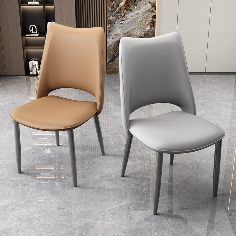 轻奢吃饭餐椅新款现代简约靠背凳椅子软包家用餐桌椅网红餐桌凳子
