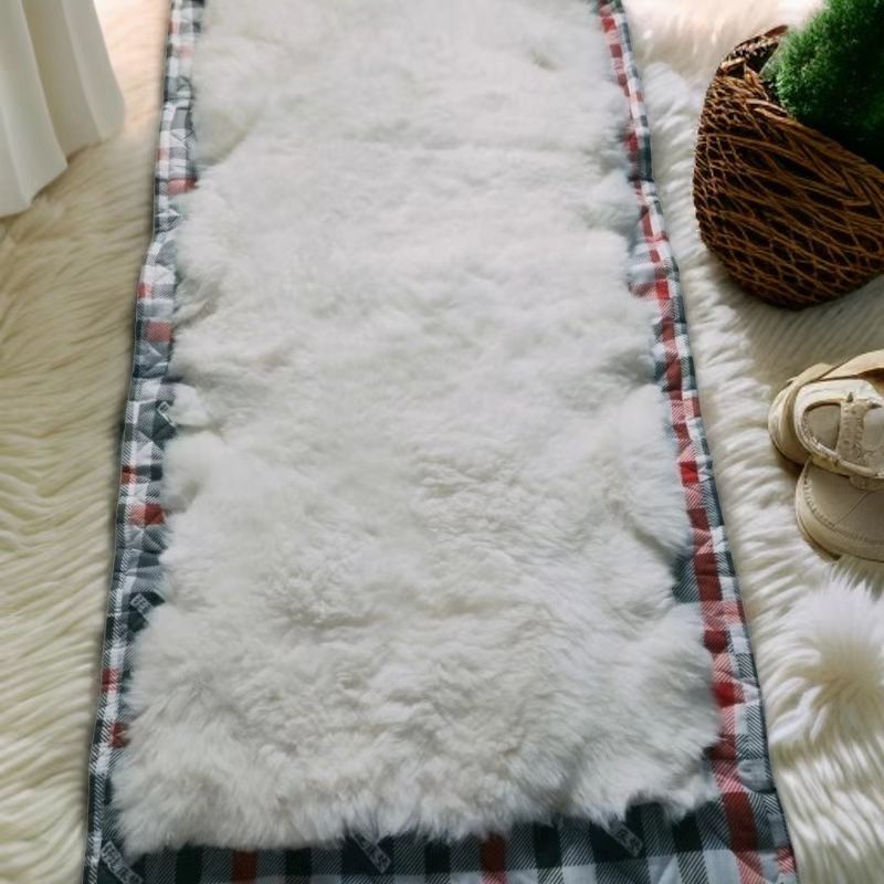 绵羊毛褥子 皮毛一体 单人双人防潮保暖毯子 家用学生宿舍长毛