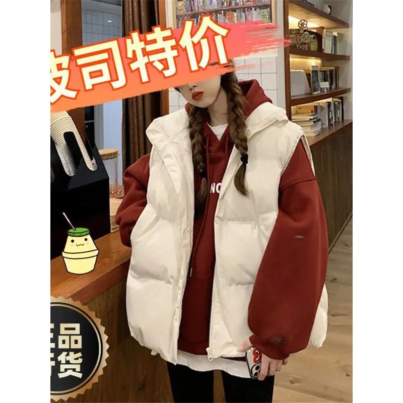波司羽绒服新款爆款羽绒马夹外套女士女款秋学生外穿bf无袖保暖