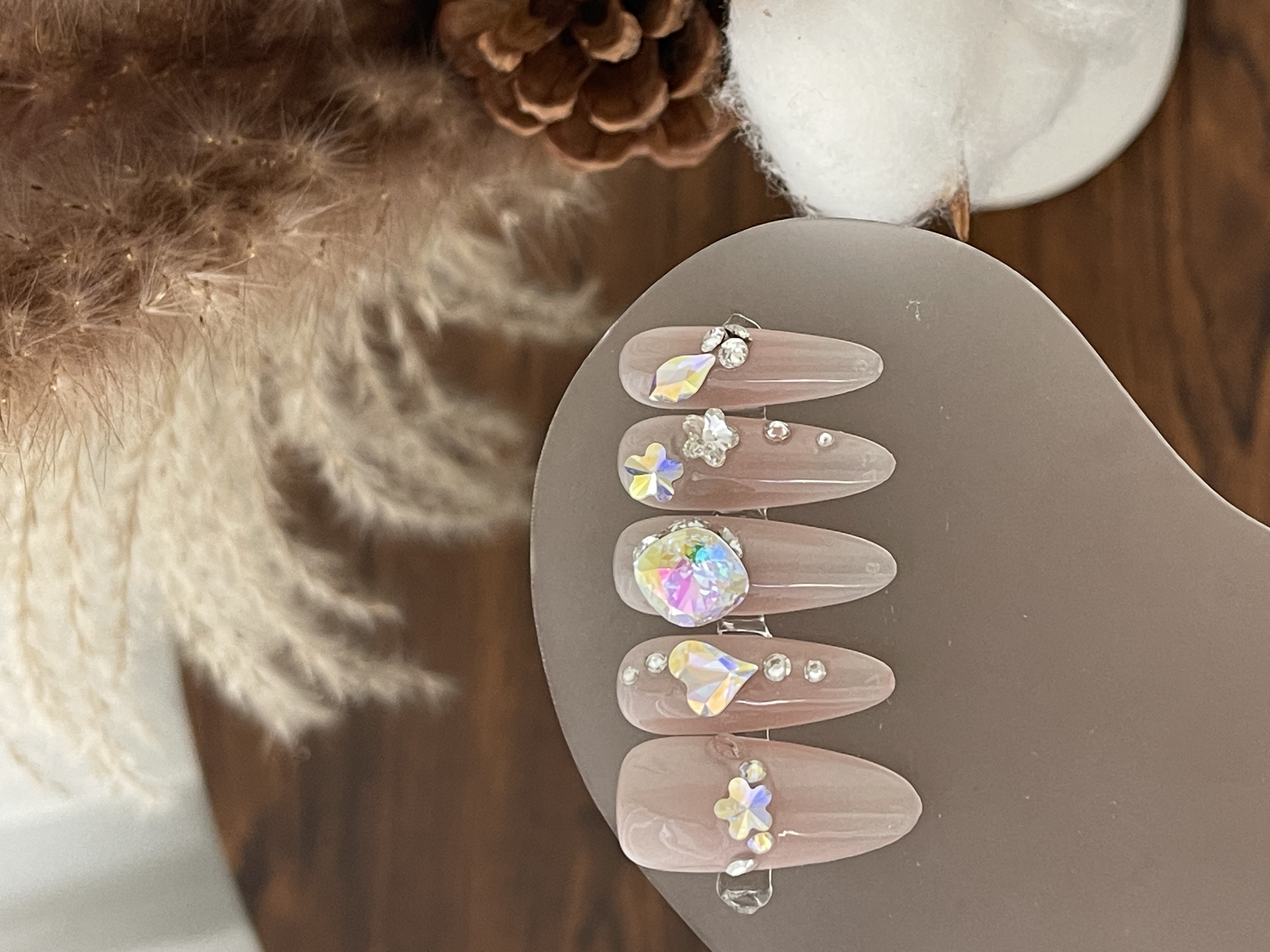 【五彩斑斓】施华洛华子高级可拆卸式穿戴甲