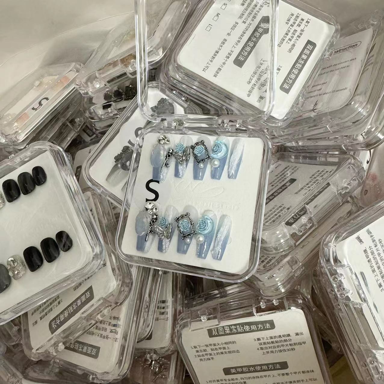 【纯手工穿戴甲】默认微瑕介意慎拍 宋果冻胶 无工具包