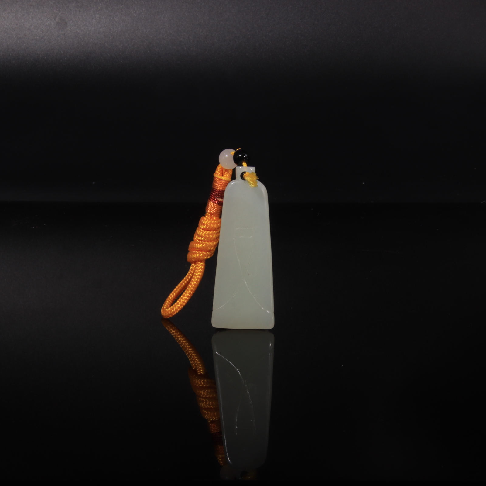 民国 白玉人物形挂坠玉器TZ816