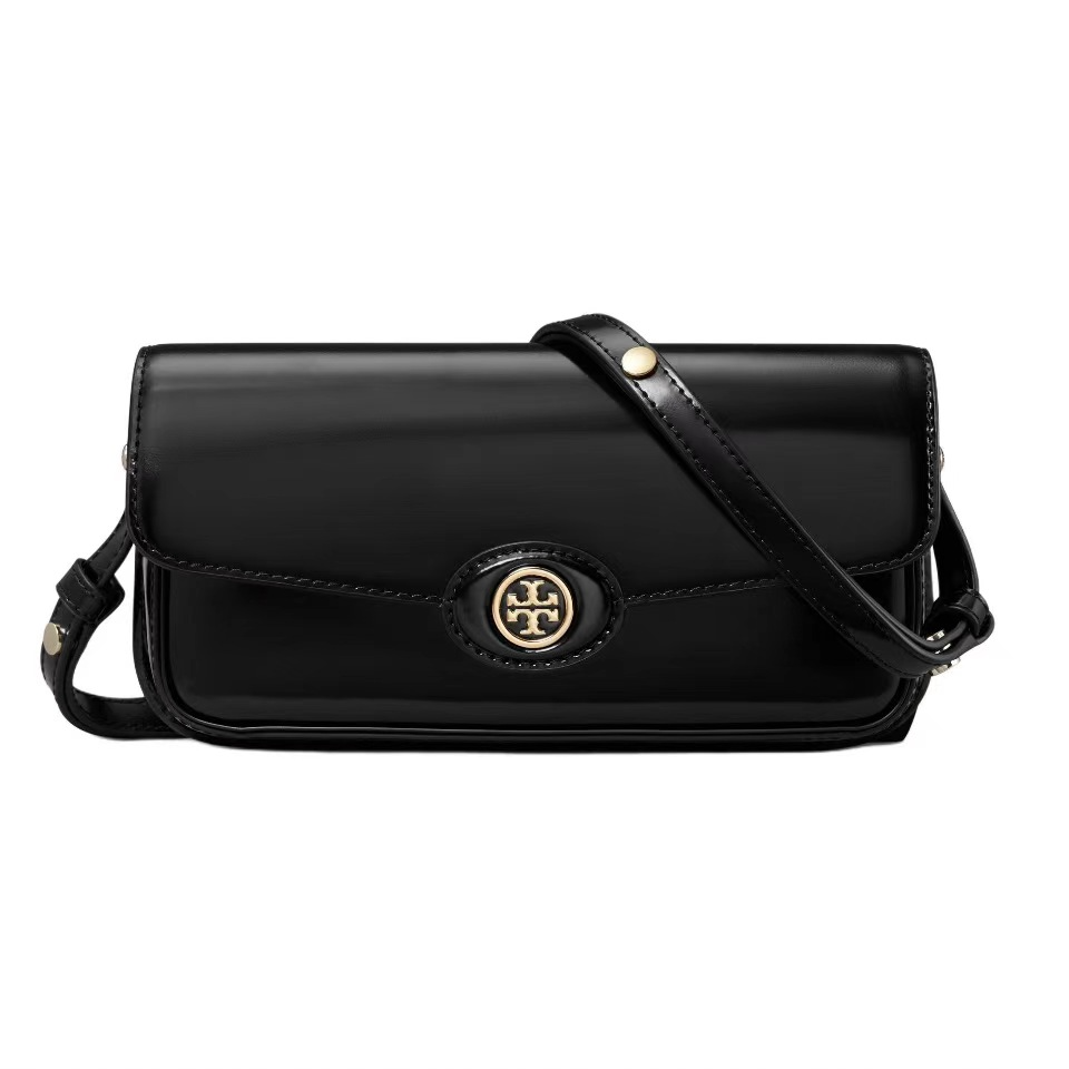 Tory Burch汤丽柏琦 预售黑色横版豆腐包