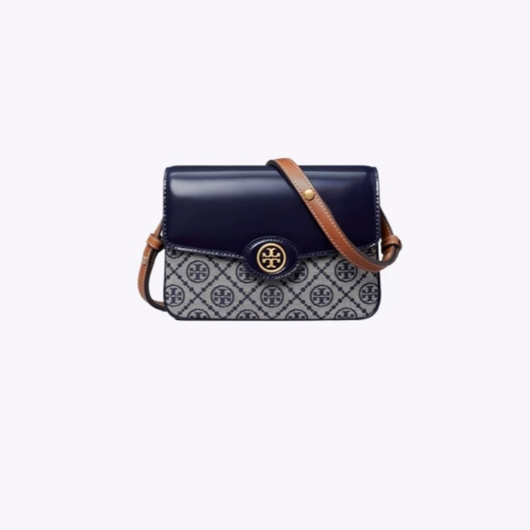 TORY BURCH/汤丽柏琦XG ROBINSON拼色中号单肩包152306-405