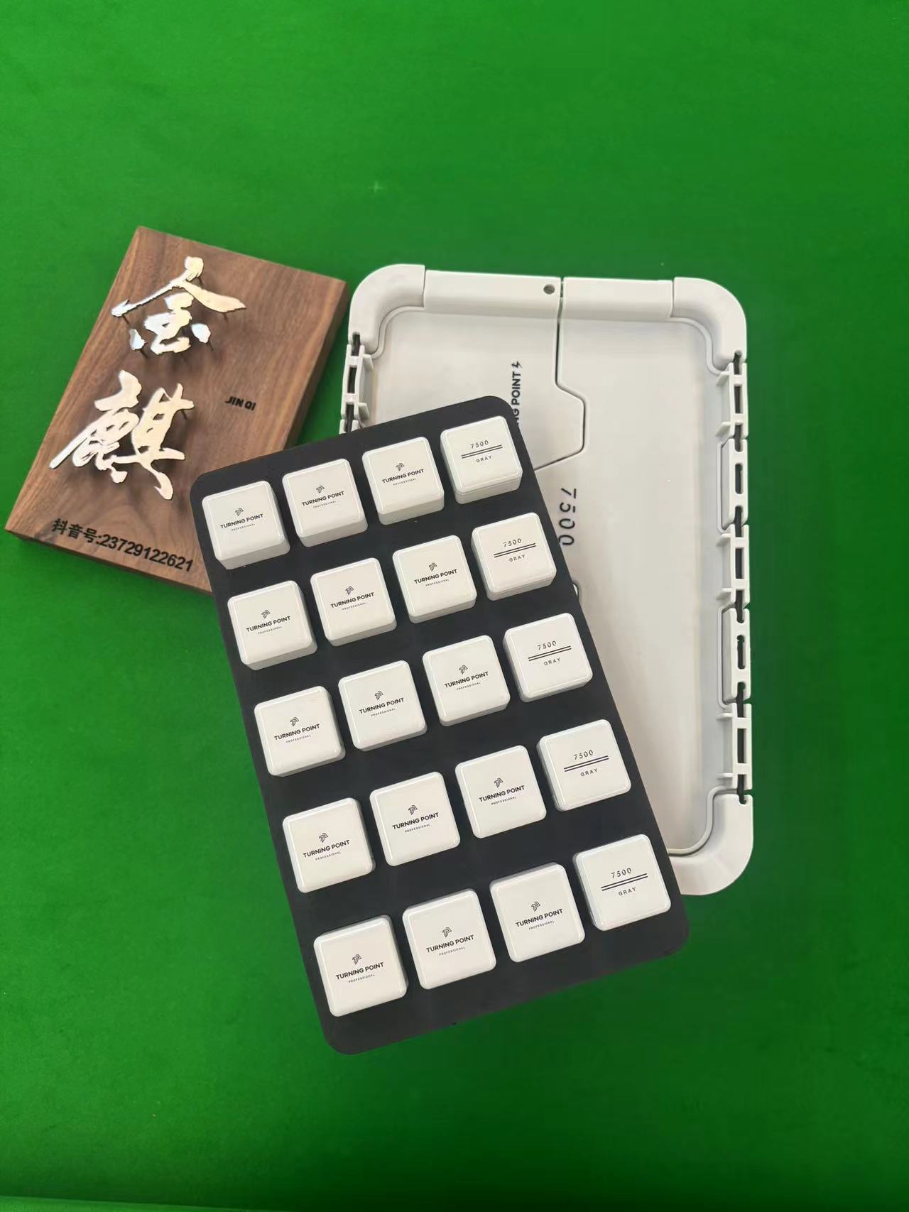 TP7500巧克粉台球杆巧克粉擦皮头枪粉擦枪头粉