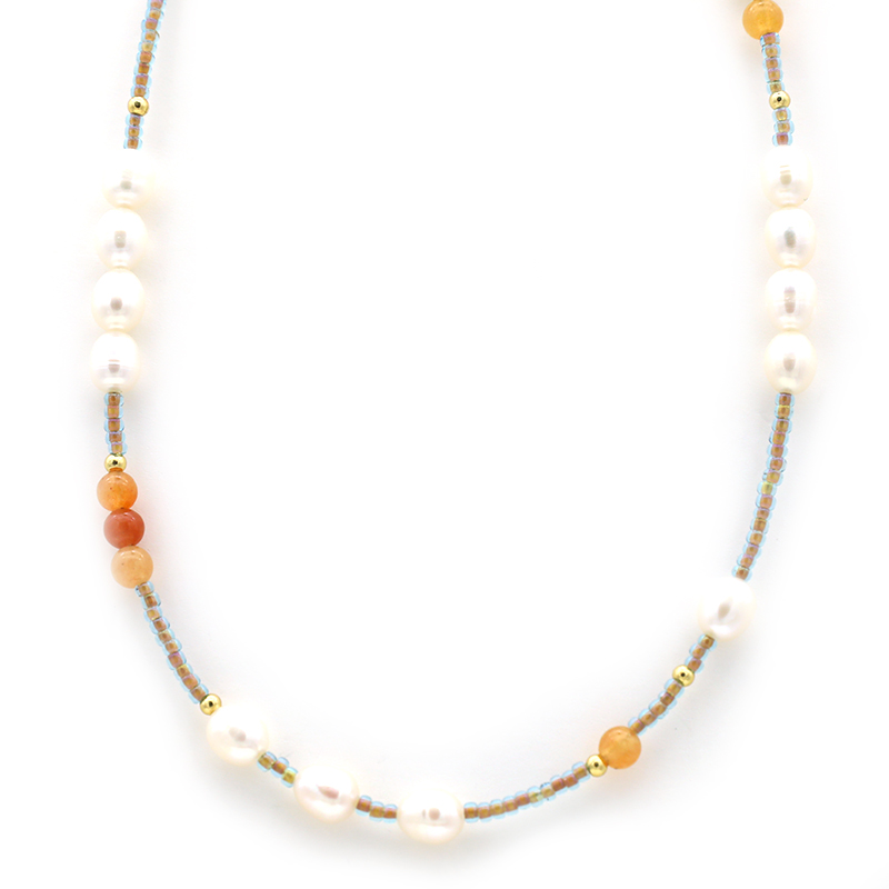 UNFADE ROSE南法时光手工编织项链~3346