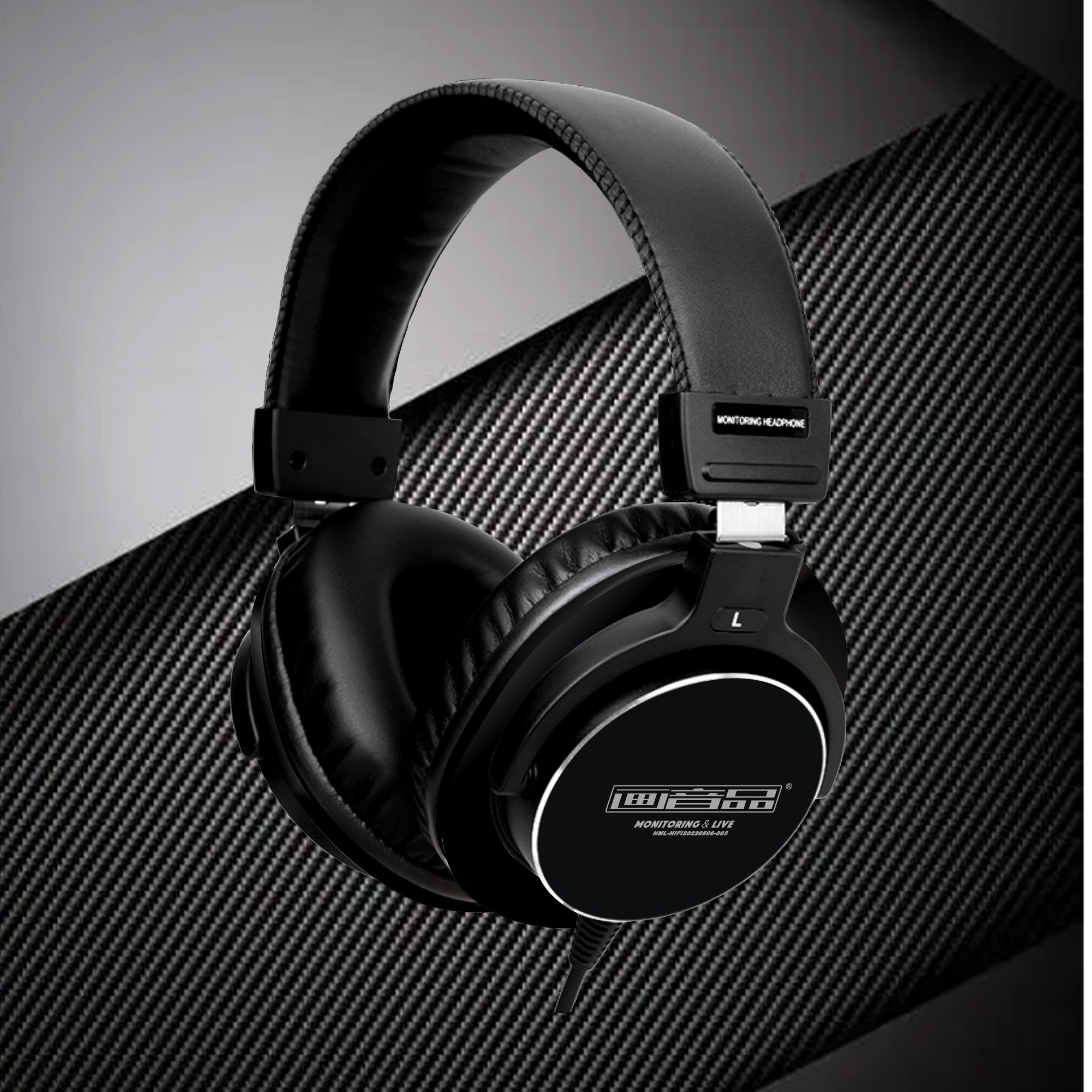 画音品头戴式专业耳机有线贝斯电钢琴电吉他耳返