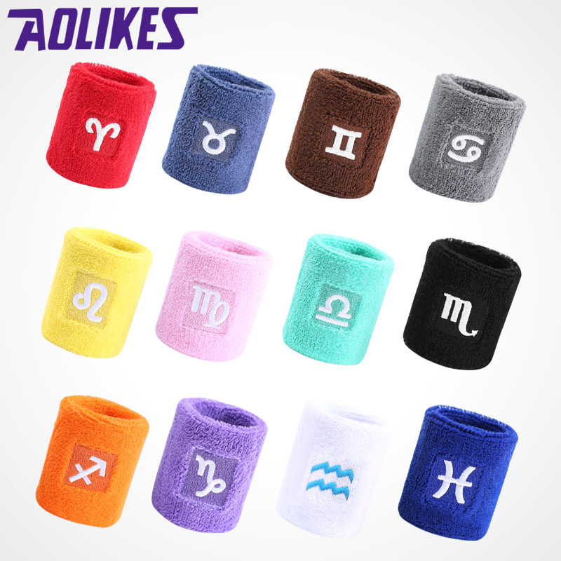 AOLIKES高颜值吸汗护腕儿童成人篮球护手腕舞蹈乒乓球轮滑擦汗