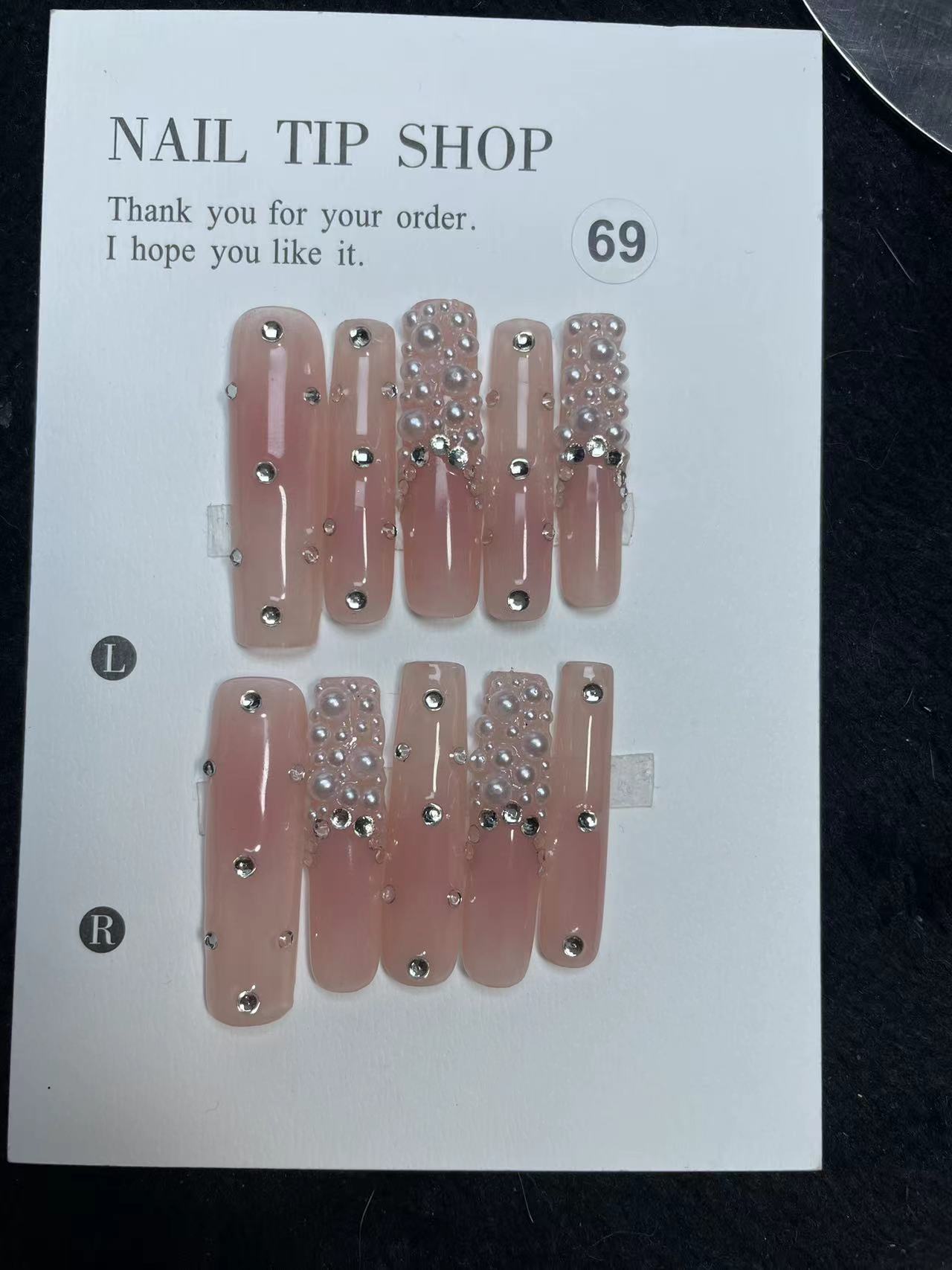 [名媛千金】预调配色珍珠法式