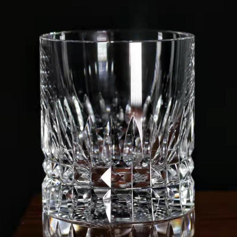 马师傅大麦款威士忌杯 水杯家用加厚古典水晶杯欧式洋酒杯