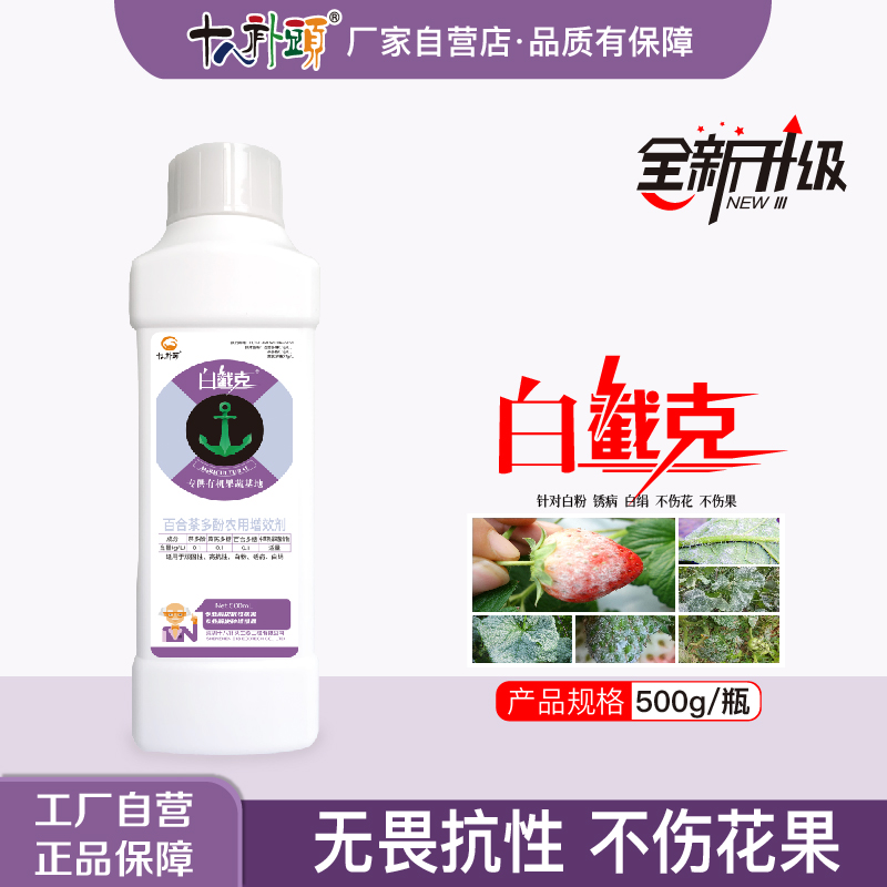 白截克500g防抗性白粉 锈病 白绢克星特别效果进出口 农用助剂 